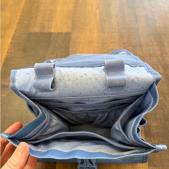 CALPAK Hanging Travel Toiletry Bag Blue Compact Organizer - Picture 7 of 12